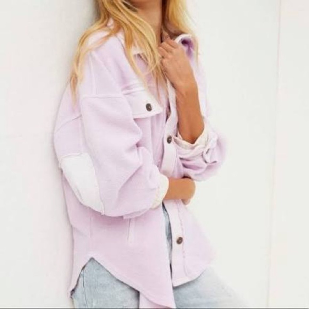 Free People Lavender Ruby Jacket